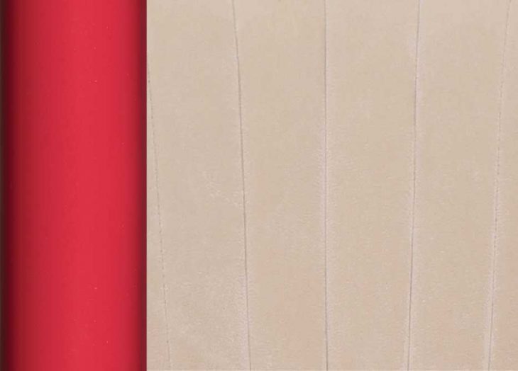 BICAchair - Delight - Strawberry Red Ivory